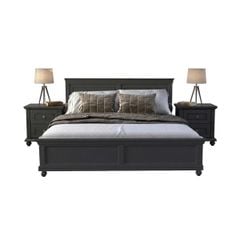 BỘ PHÒNG NGỦ HARPER MÀU ĐEN 1.6 2 TÁP - Ảnh 3