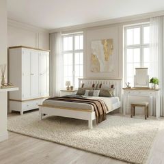 BỘ PHÒNG NGỦ HIGHGATE MÀU TRẮNG 1.6 - Ảnh 5