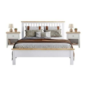 BỘ PHÒNG NGỦ HIGHGATE MÀU TRẮNG 1.8 2 TÁP