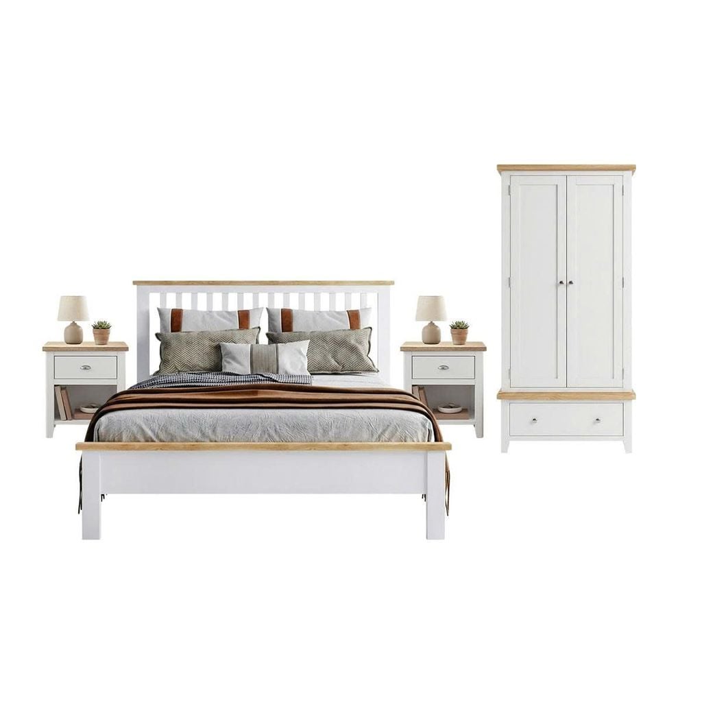 BỘ PHÒNG NGỦ HIGHGATE MÀU TRẮNG 1.6 - Ảnh 2