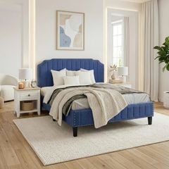 BỘ PHÒNG NGỦ JASMINE MÀU XANH 1.8 2 TÁP - Ảnh 4