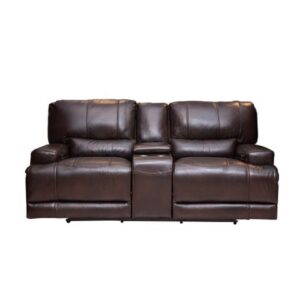 Alternative view of GHẾ SOFA 2 CHỖ DA BÒ CHỈNH ĐIỆN SEFANA