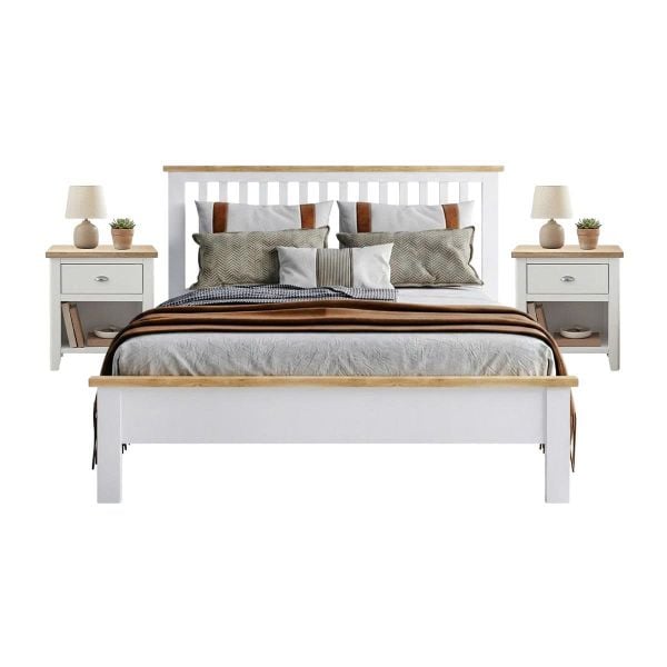 BỘ PHÒNG NGỦ HIGHGATE MÀU TRẮNG 1.6 2 TÁP
