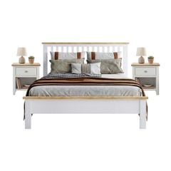 BỘ PHÒNG NGỦ HIGHGATE MÀU TRẮNG 1.6 2 TÁP - Ảnh 3